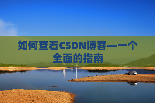 如何查看CSDN博客—一个全面的指南